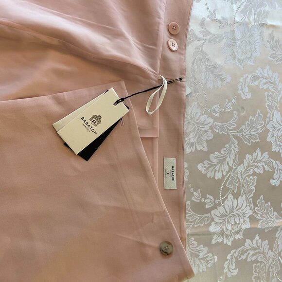 New Aritzia Pink Babaton wrap mini skirt size 2 - Picture 7 of 11